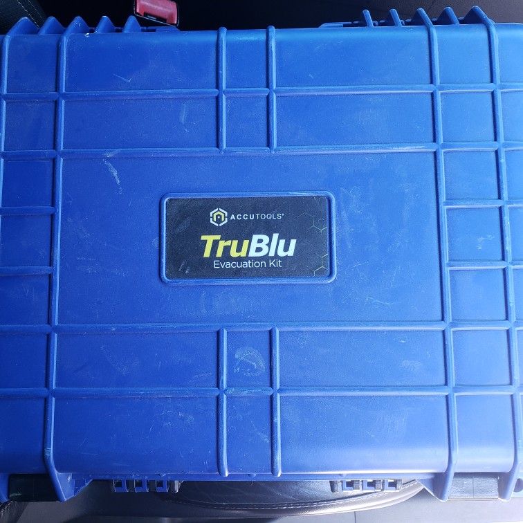Accutools Tru Blu Evacuation Hose Kit W/ Blue Vac Pro Micron Gauge