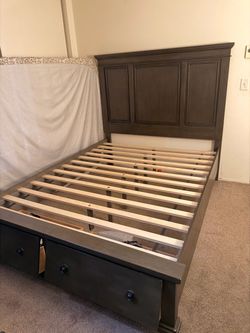 Queen size bed frame