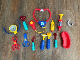 Mini medic doctor plastic play set