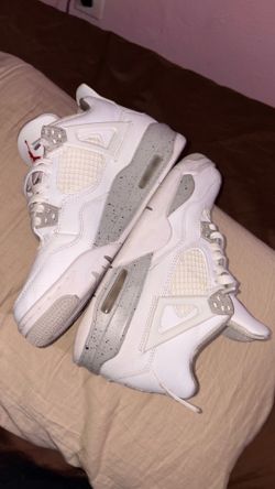 Authentic Air Jordan 4 Oreo (white) GS Youth size 6.5Y -  Pre-Owned