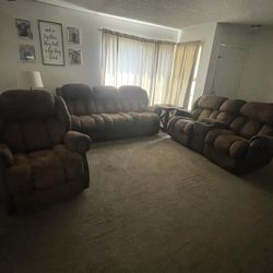 Living room couch set