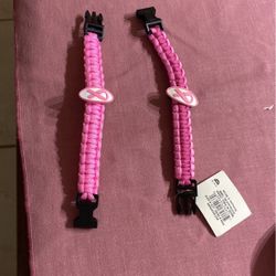 Breast Cancer Paracord Bracelet $5 Ea