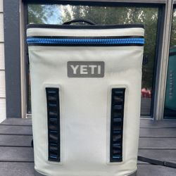 Yeti Fog Grey Backflip 24 Cooler. Good Condition Rare $350