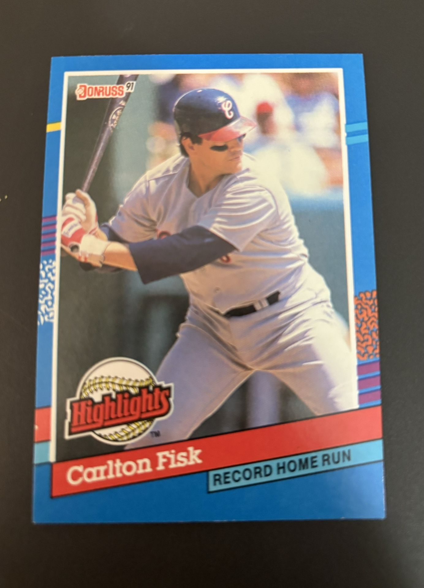 Carlton Fisk 1991 Donruss Highlights Card