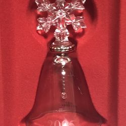 Lenox Snowflake Full Crystal 4.5” Bell