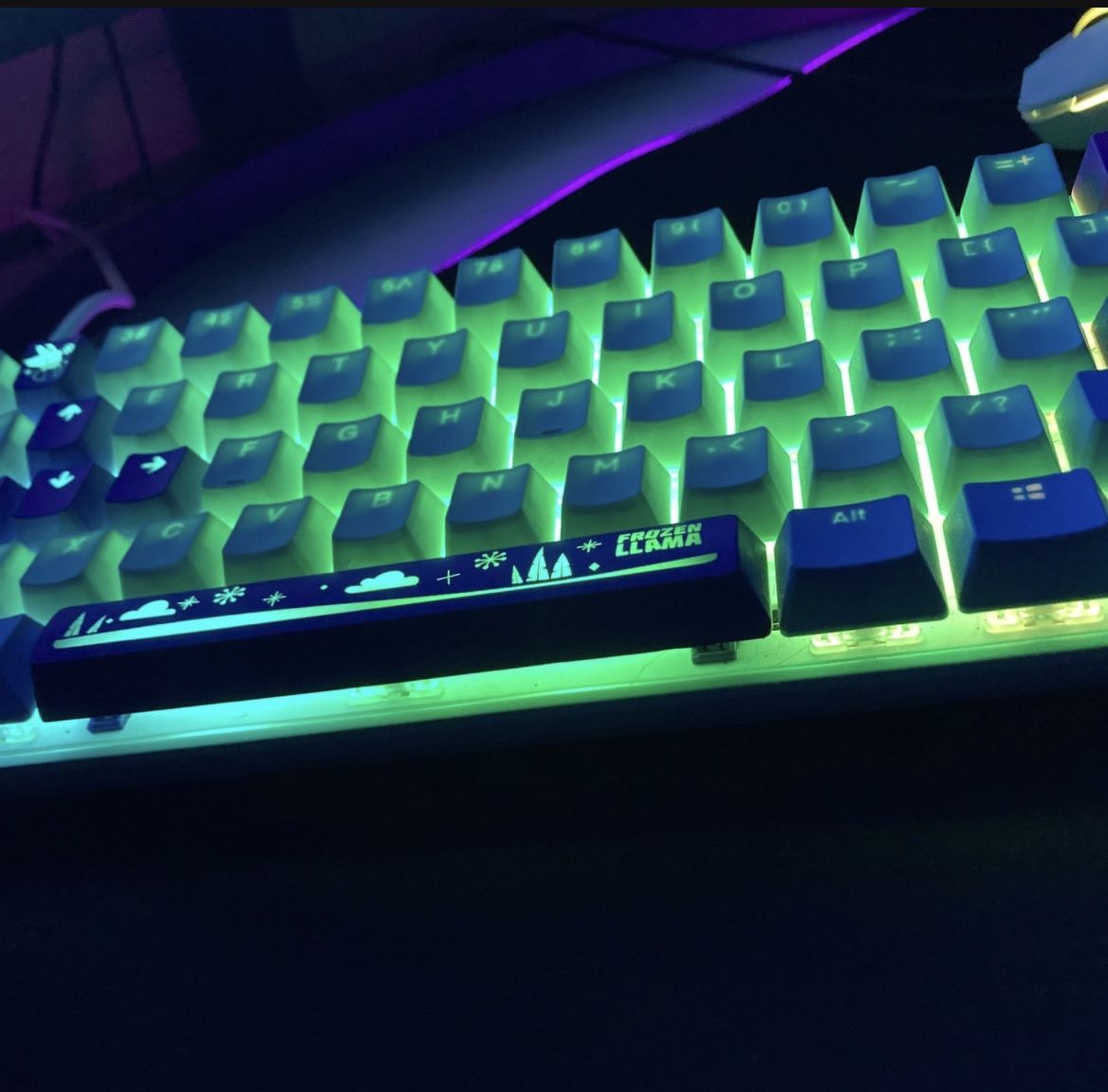 Ducky One 2 Mini Frozen Llama Mecha 1