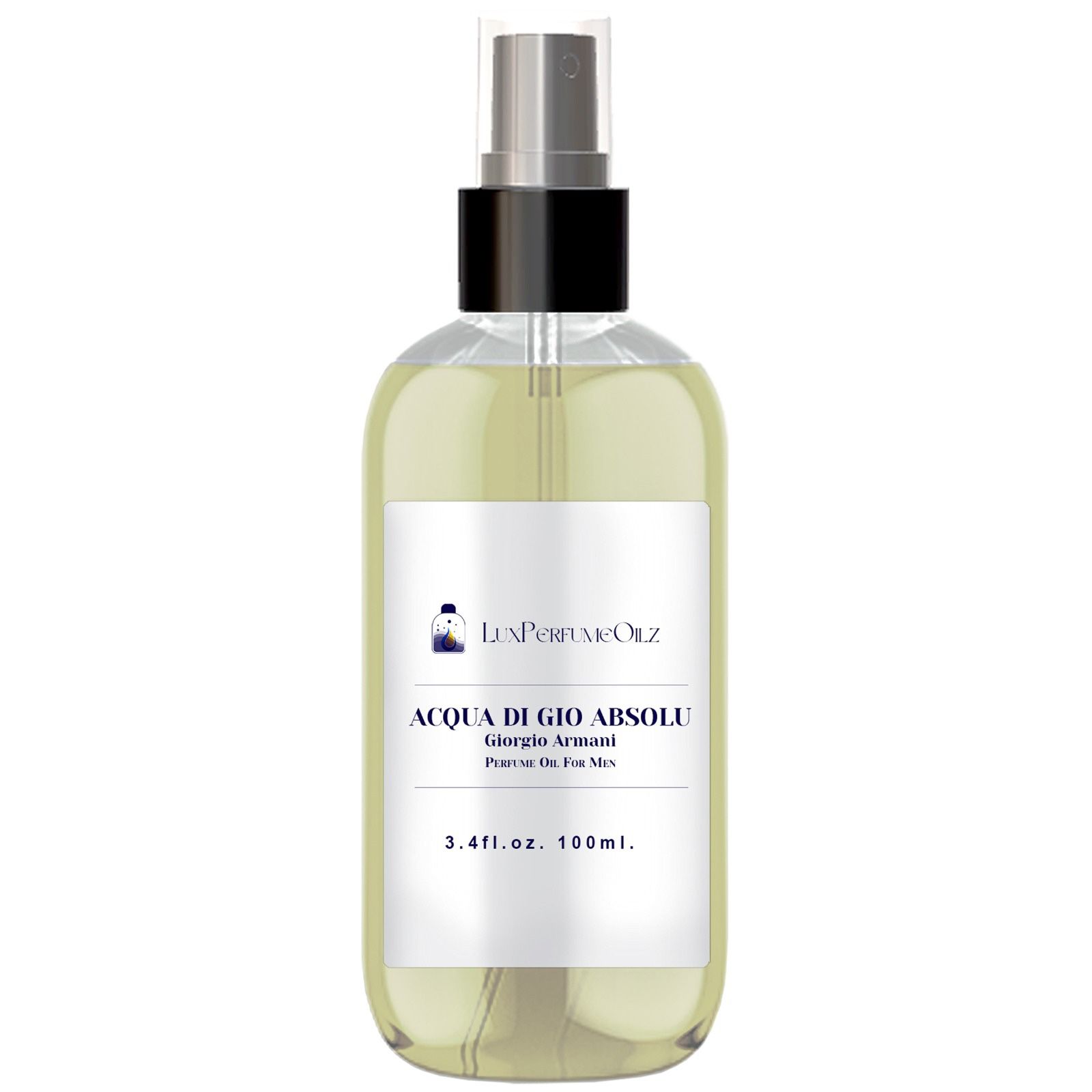 Acqua DG Absolu Concentrated Perfume Oil for Men - 3.4 Oz. (100 ML)