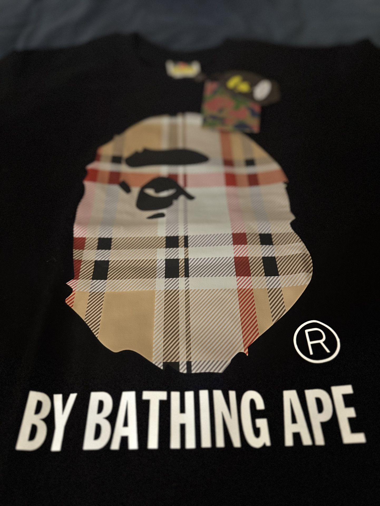 Burberry Bape Shirt Size Medium