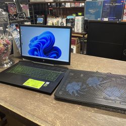 HP Pavilion 17-CD1023NR Gaming Laptop 17.3” FHD i7 Six Cores 16GB RAM 512GB SSD 4GB GPU Windows 11