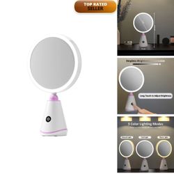 CFX Desktop 1.0-1X & 15X Magnification LED Makeup Mirror