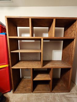 Oak entertainment center