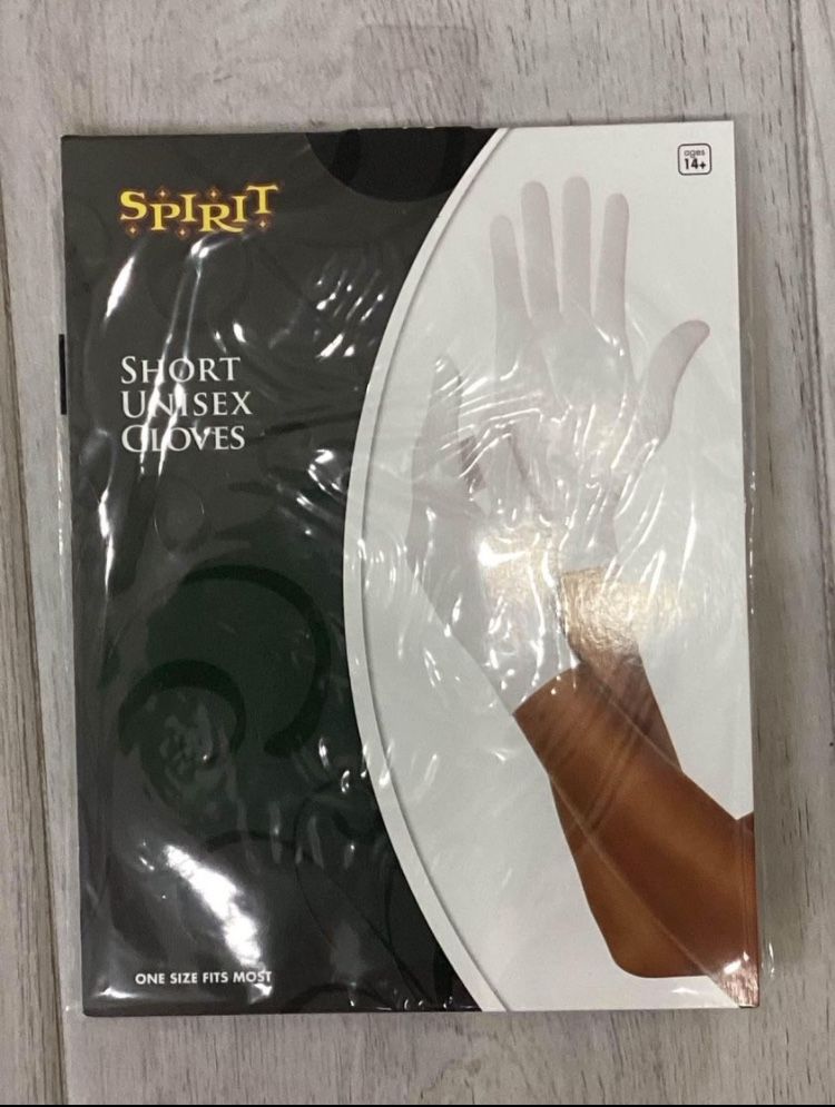 White Short Unisex Gloves