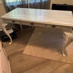Bernhardt Grey Table/Desk 