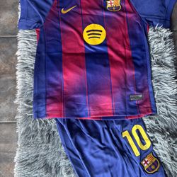 Barcelona Lamine Yamal Kids Soccer Jersey 