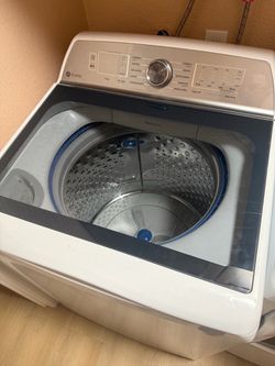 GE Profile Top Load Washing Machine and Dryer