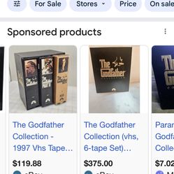 Godfather VHS Trilogy Collectible Set