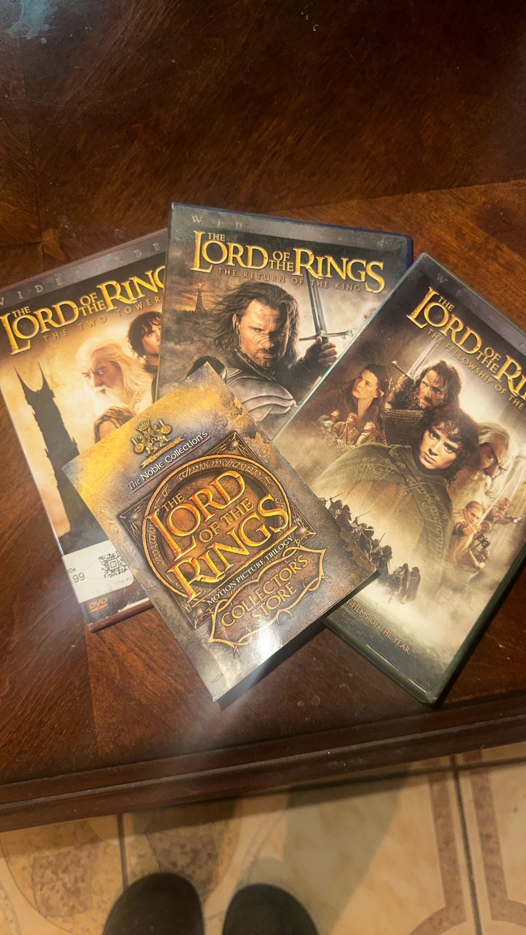 Lord Of The Rings Dvds
