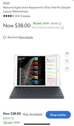 Apple Smart Keyboard for 10.5in iPad Pro (English Layout)