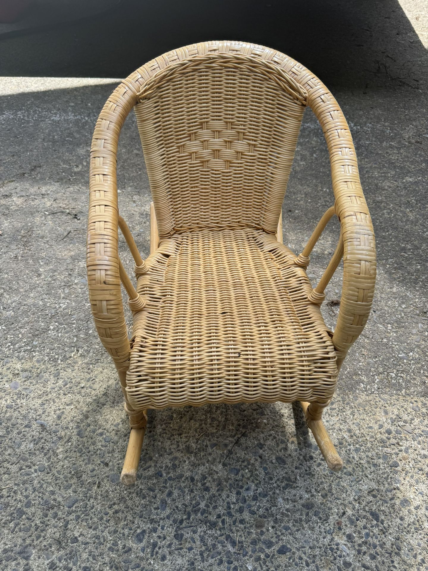 Child Wicker Rocking Chair 