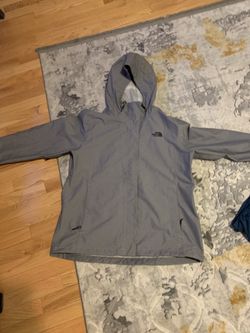 Grey Women’s Northface Windbreaker Jacket 