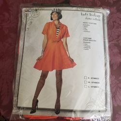 Lady Lockup Size Small, Medium & Large Prison Costume New $15 Each Costume