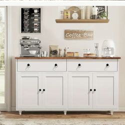 55 Inches Cabinet 4 Doors And 2 Drawers. New In Original Box 