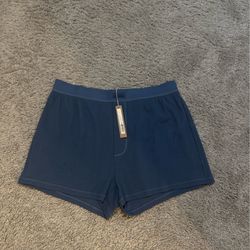 Skims Cotton Rib Loose Boxers