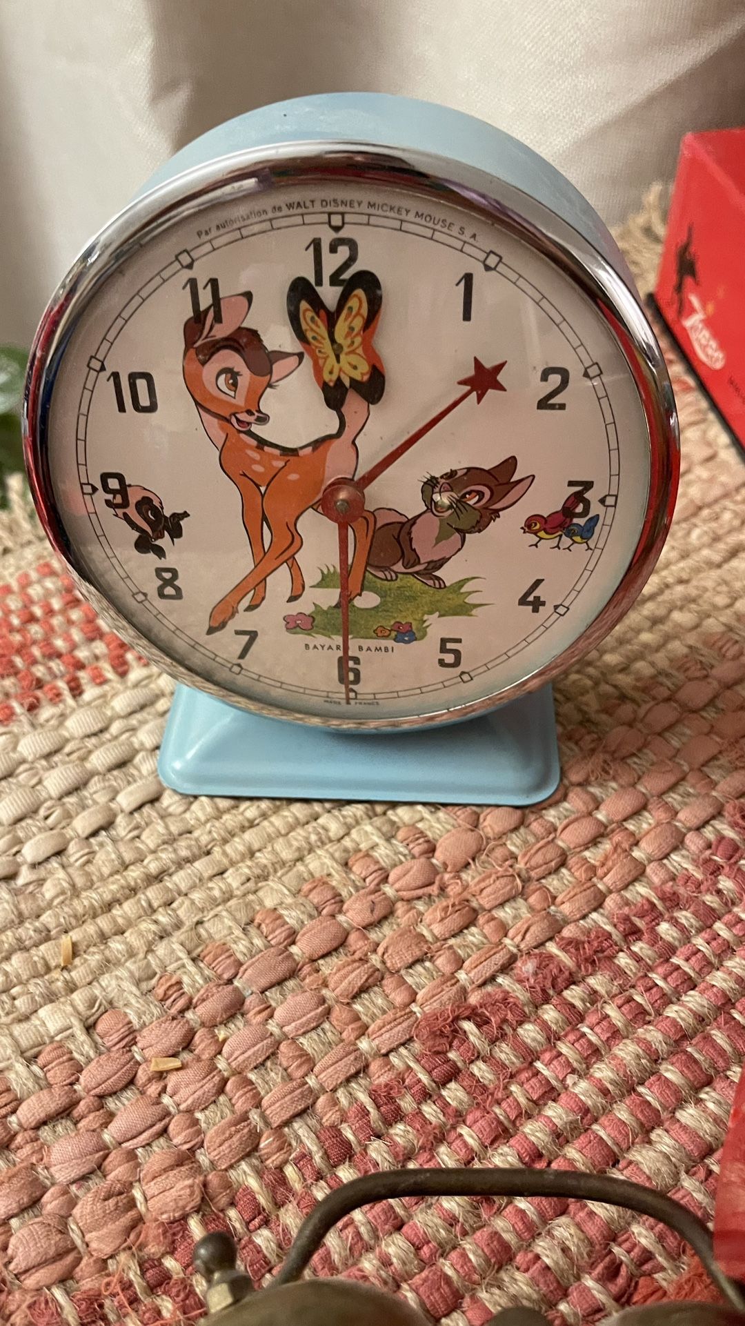 Vintage 1972 Bayard Bambi Clock