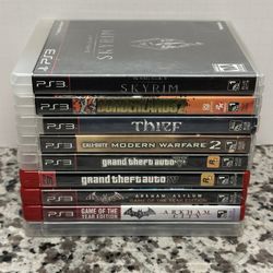PlayStation PS3 Miscellaneous Lot Of 9 Games (Sports, Shooters and Randoms)
