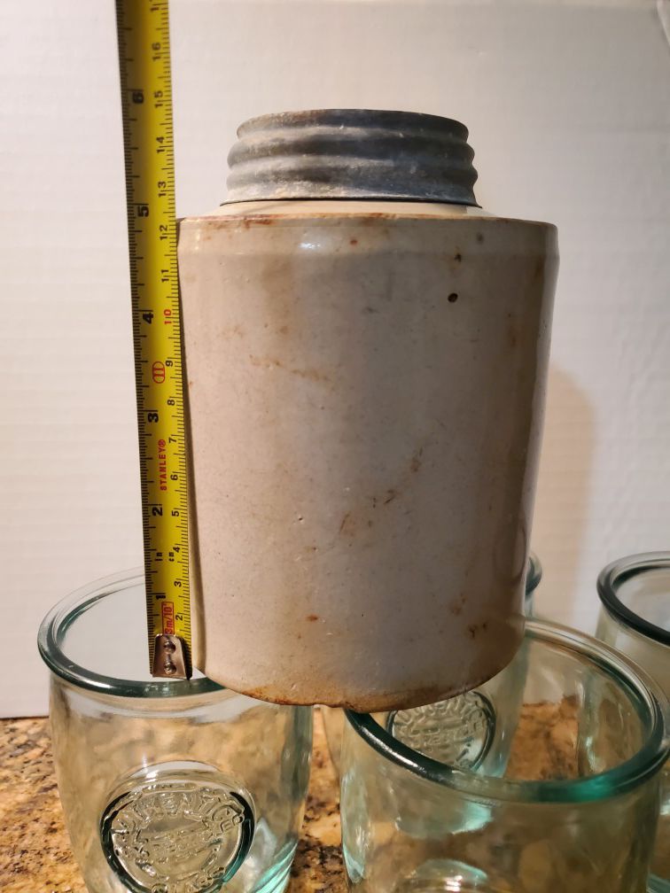 Macomb Pottery Quart canning Jar