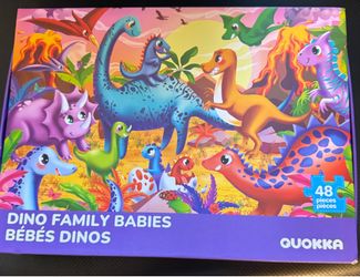 💯Quokka Dinosaur Puzzle for Kids - 48 Pieces💯