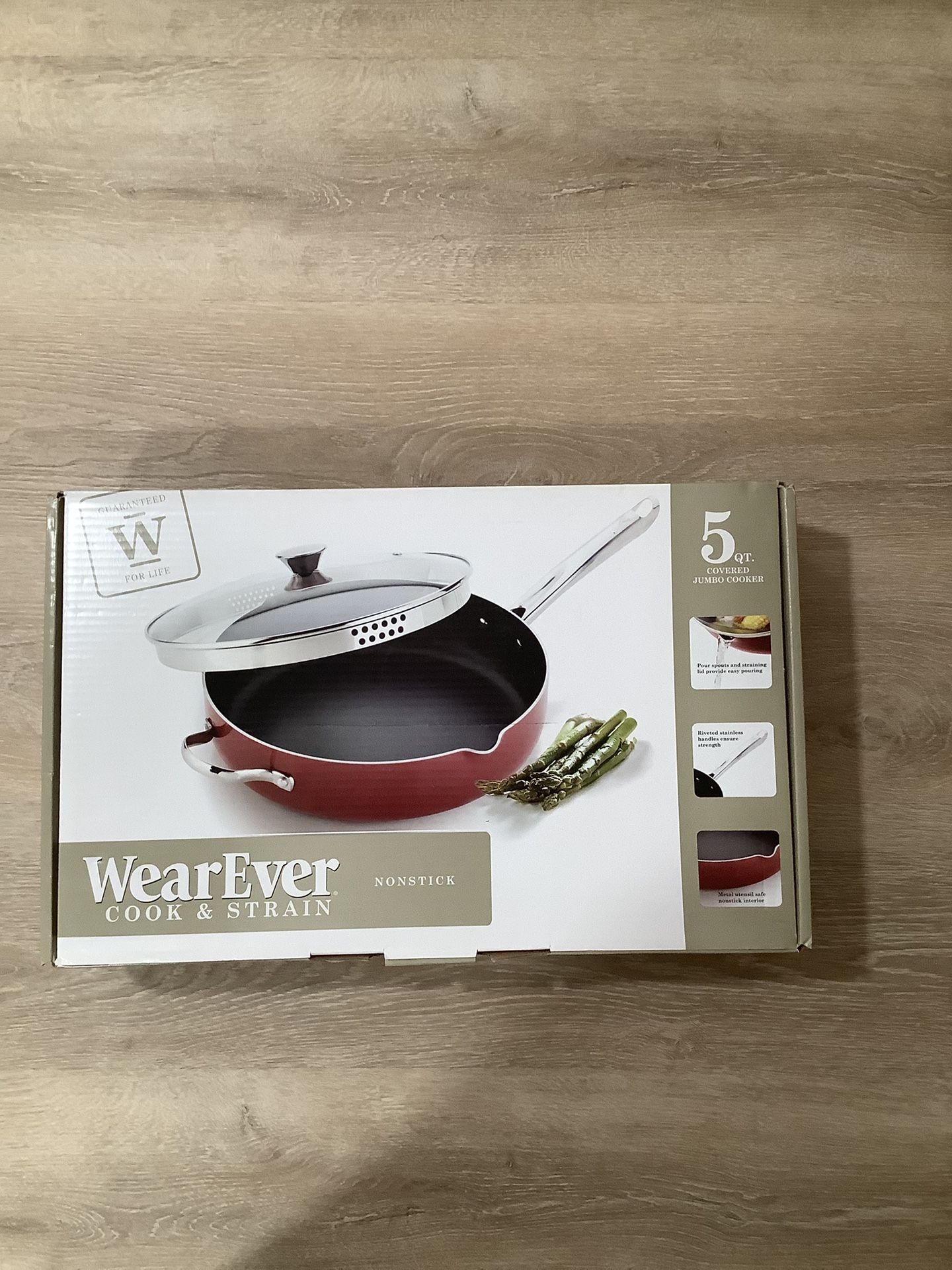 Brand New Non-stick Aluminum Cookware With Glass Lid In Box .Buy Two Or More Will be $15 Each