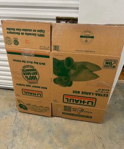 U-Haul XL boxes