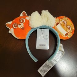 Mickey Ear Turning Red headband, new with tags