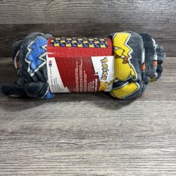 Pokemon Lightning Chase Pikachu Silky Soft Touch Throw Blanket Licensed Character - NEW 