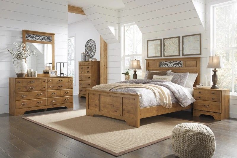 🚛Same Day Delivery👉Bittersweet Light Brown Bedroom Set💰Financing available