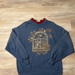 Vintage Cat Sweatshirt 