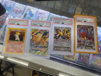 PSA Graded Pokémon Card Lot of 4