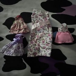 4 Dresses For Barbies.⭐️