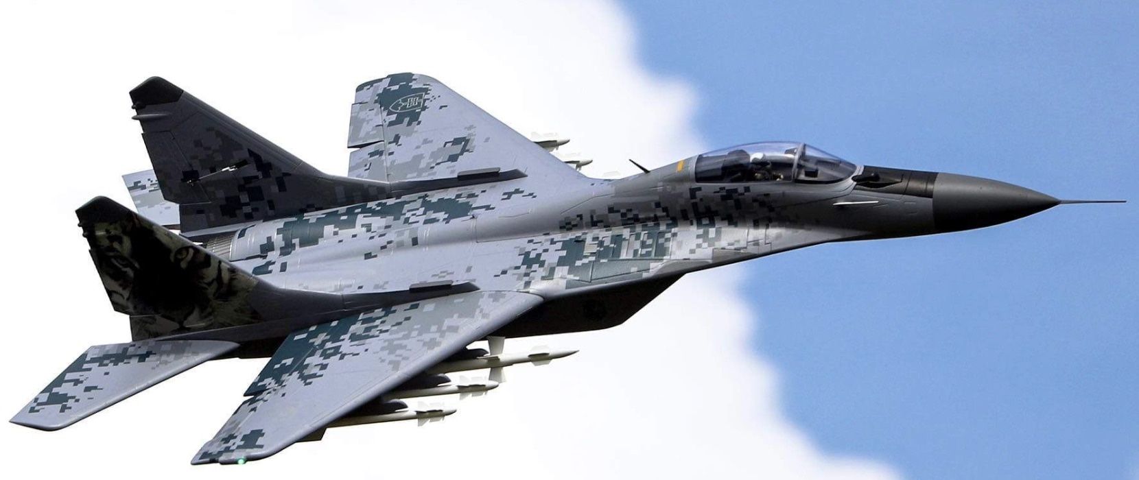 Freewing MiG-29 Fulcrum Digital Camo Twin 80mm EDF Jet