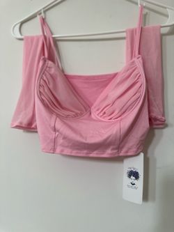 Pink top with sleeves