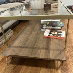 Mid Century Modern Glass Coffee Table