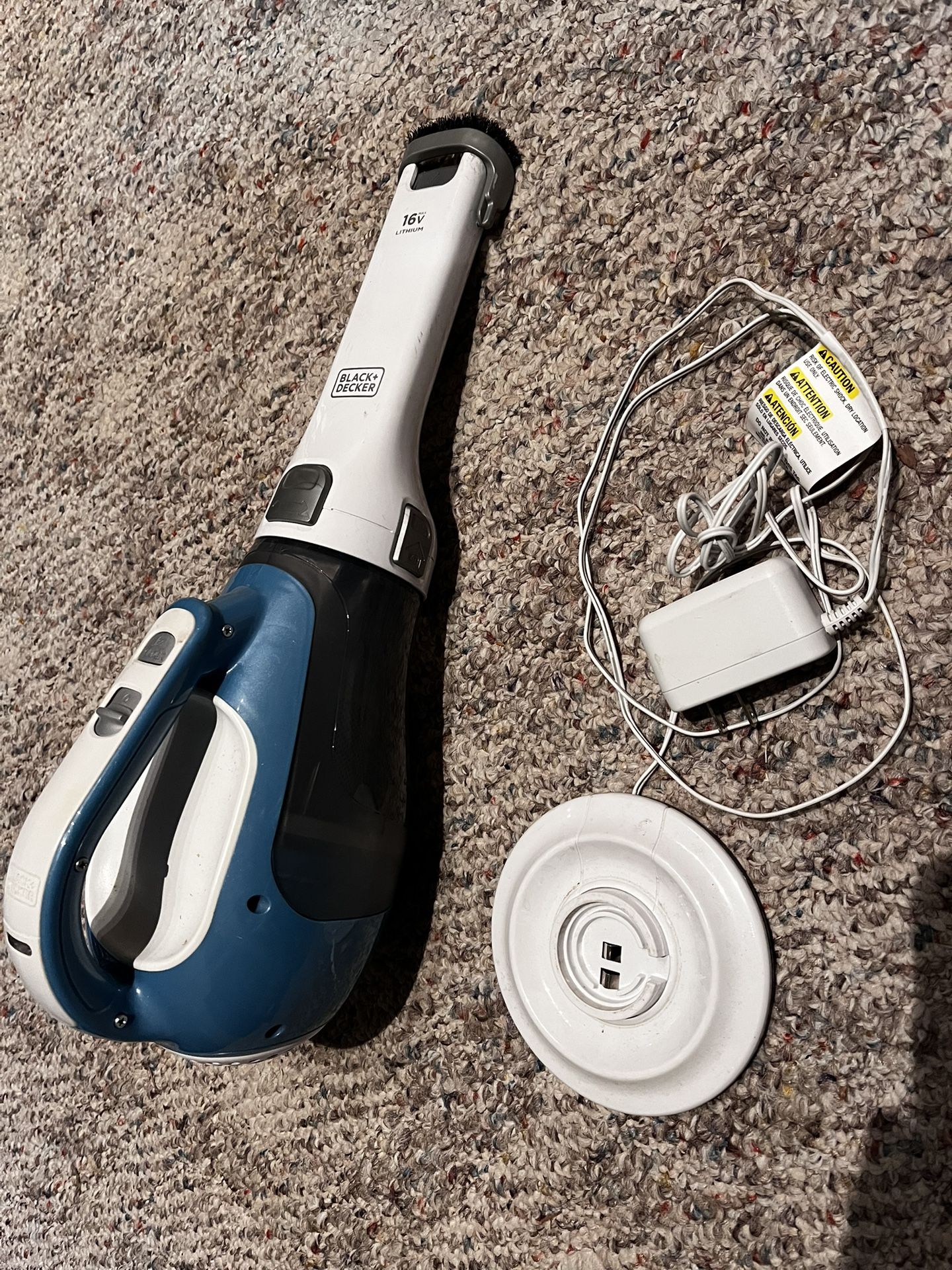 Hand Vac, Black & Decker, Charger, Clean