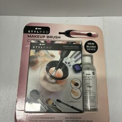 StylPro Makeup Brush Cleaner & Dryer Set with Solution New in Sealed Torn Box