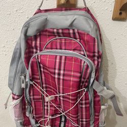 Backpack (Pink And Gray)