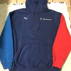 Puma Genuine BMW  Motorsport Mens Hoodie Size M