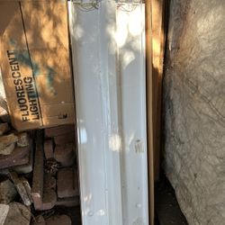 fluorescent light fixture, shop light  utility fixture,$35 Ea Obo