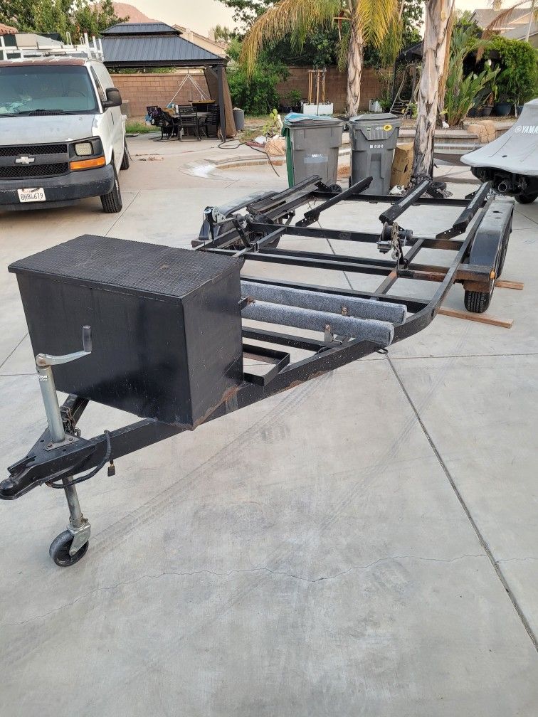Zieman Triple Ski Trailer (LOTS OF RUST)