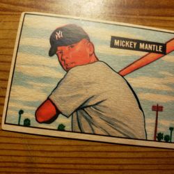 Mickey Mantle Card 253 The 1951 Series 