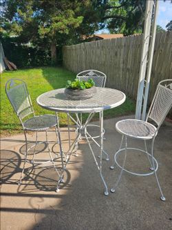 Wrought iron Patio Set